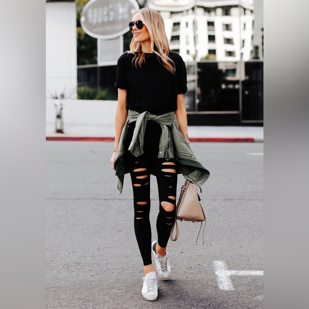 ALO ripped warrior legging